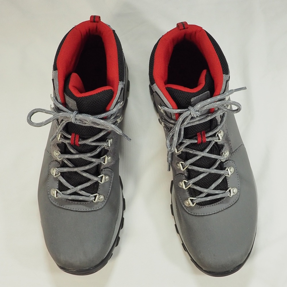 Columbia Boots Mens 13 Grey Newton Ridge Hiking Trail Trekking Omnigrip Lug Sole - Picture 3 of 10